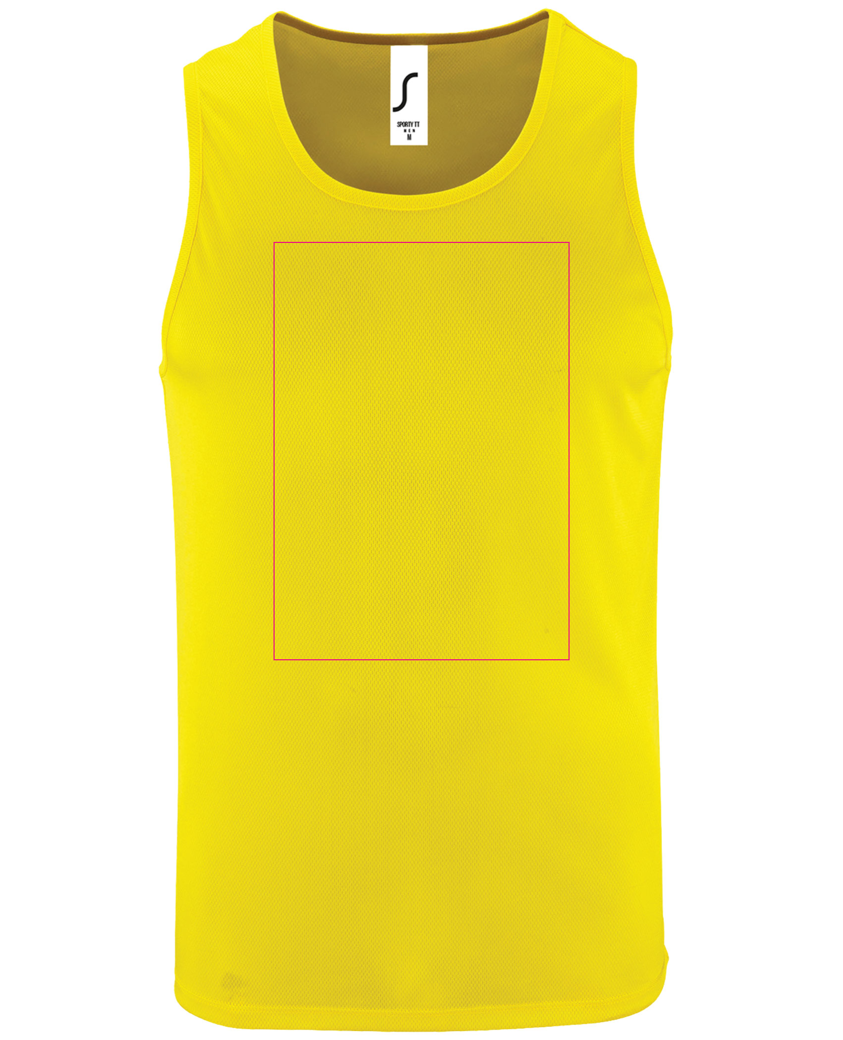 Siebdruck Vorderseite hoch